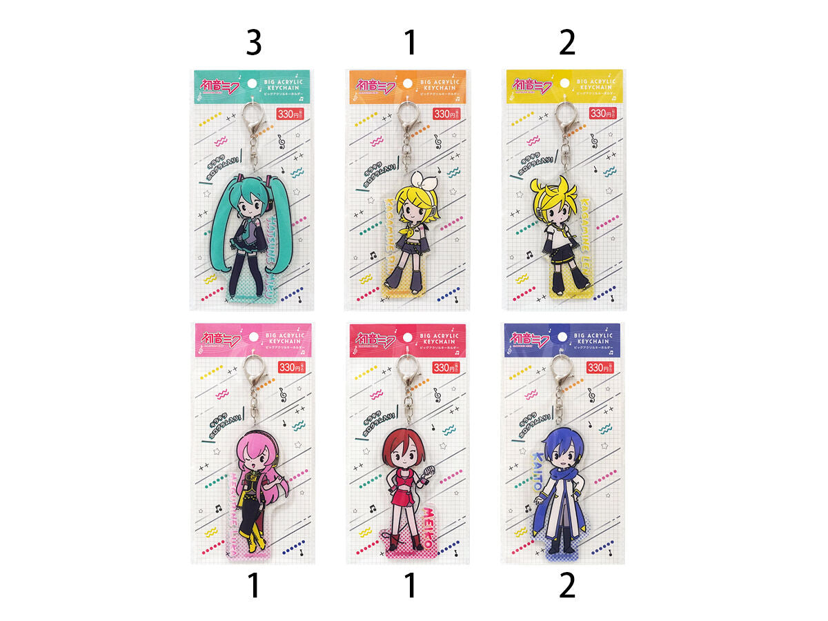 初音ミク ビッグアクリルキーホルダー プチシリーズ -100均 通販