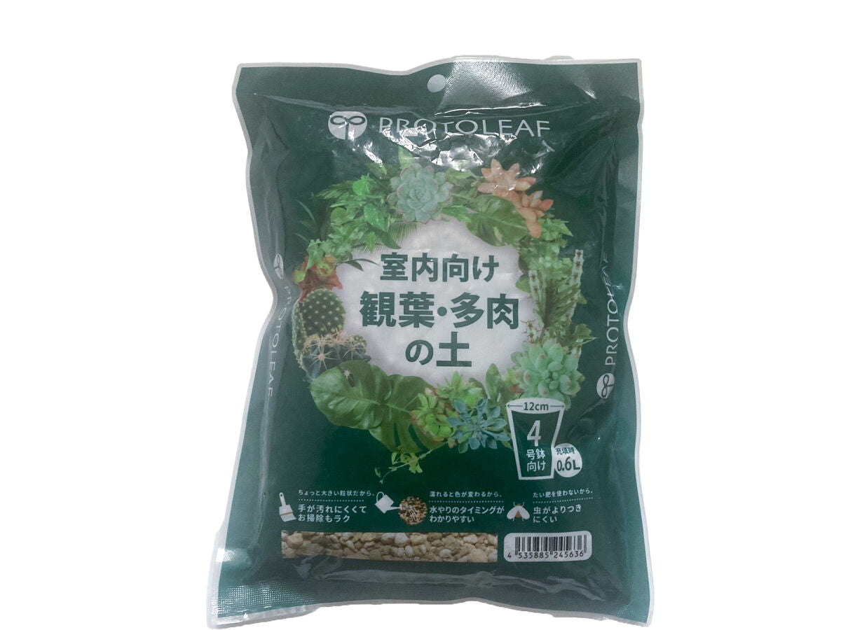 室内向け観葉・多肉の土4号鉢用 0．6L -100均 通販 ダイソー