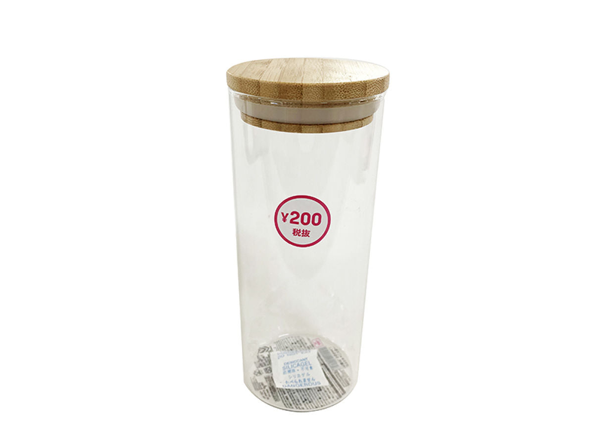 ガラスキャニスター（竹蓋付）500mL -100均 通販 ダイソー