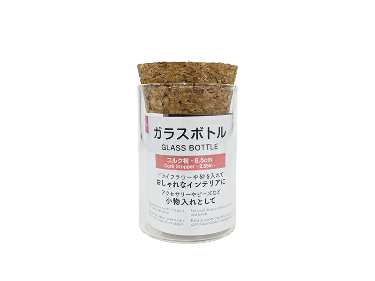 ガラスボトル（コルク栓）6．5cm -100均 通販 ダイソーオンライン