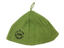 サウナハット(タオル生地、グリーン)