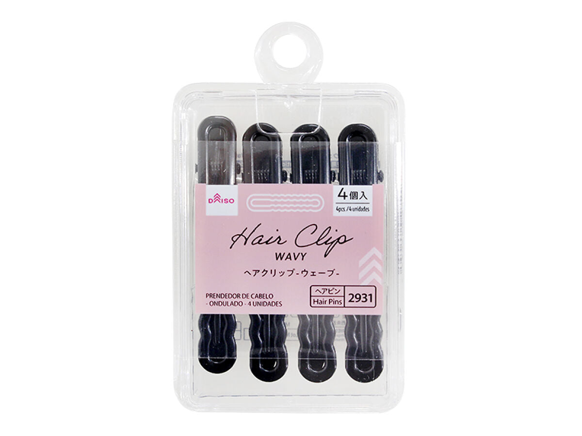 ヘアクリップ（ウェーブ、4個） -100均 通販 ダイソー