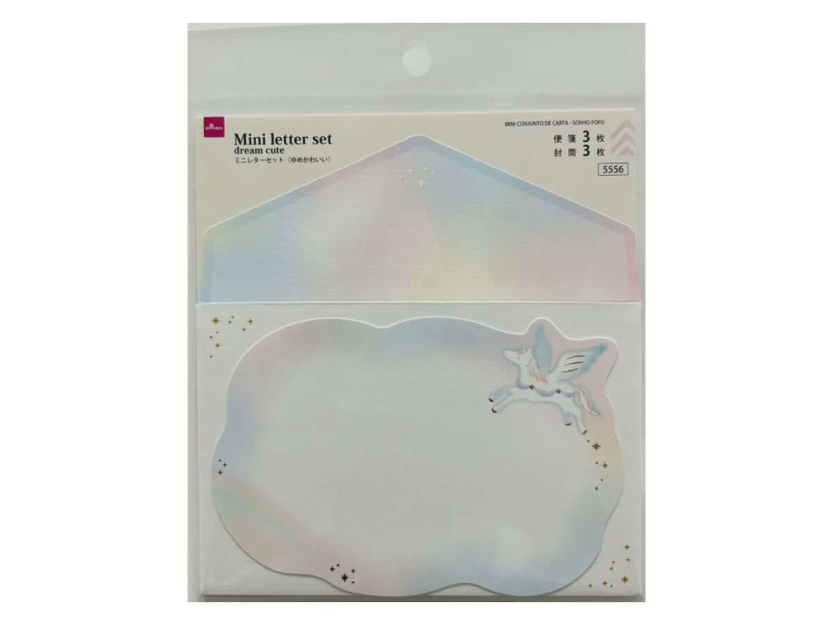 100均 ミニレターセット ミニレターセット（ゆめかわいい） -100均 通販 ダイソー