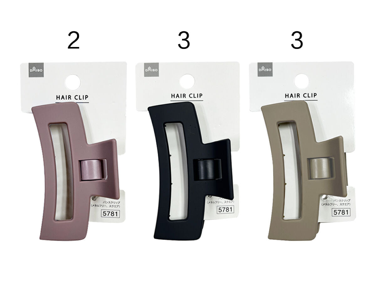 バンスクリップ（メタルフリー、スクエア） -100均 通販 ダイソー