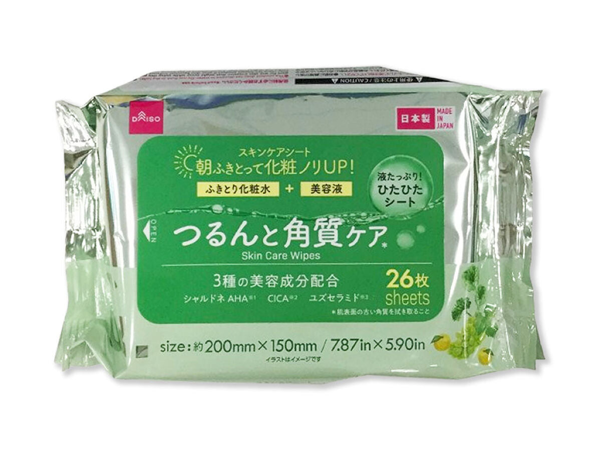 ＆．スキンケアシート（角質ケア、26枚） -100均 通販 ダイソー