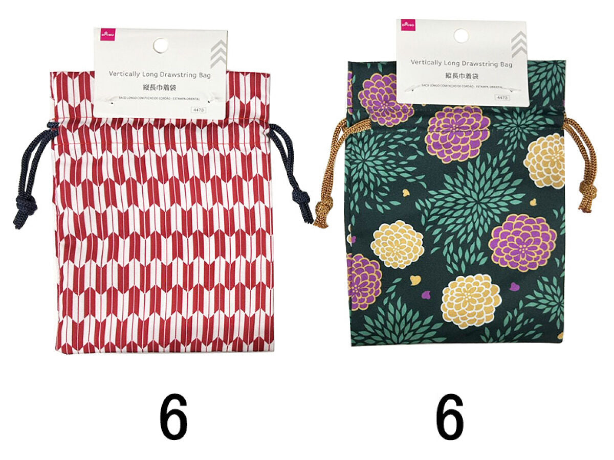 縦長巾着袋（和柄） -100均 通販 ダイソーオンラインショップ【公式】