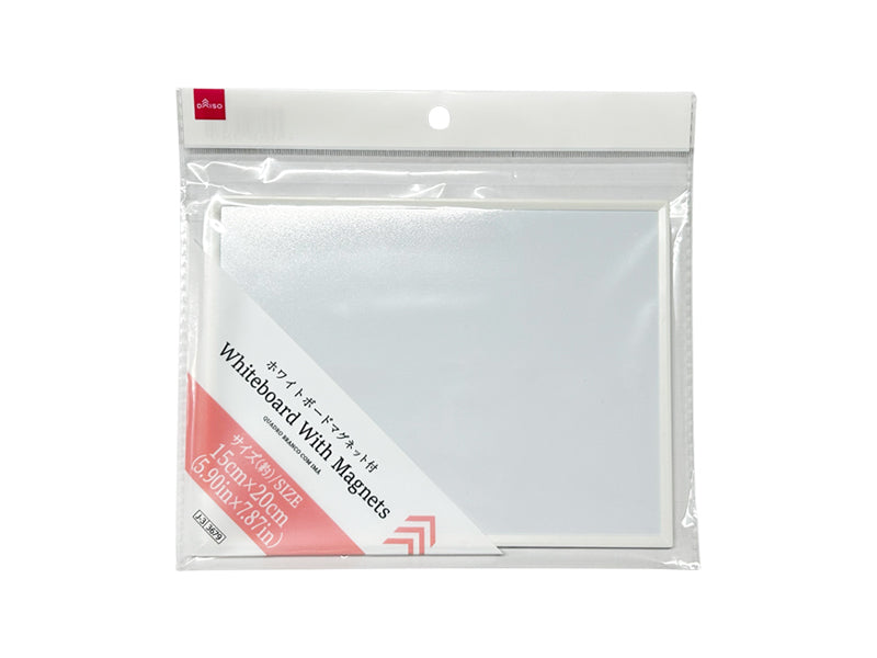 ホワイトボード（マグネット付）15cm×20cm -100均 通販