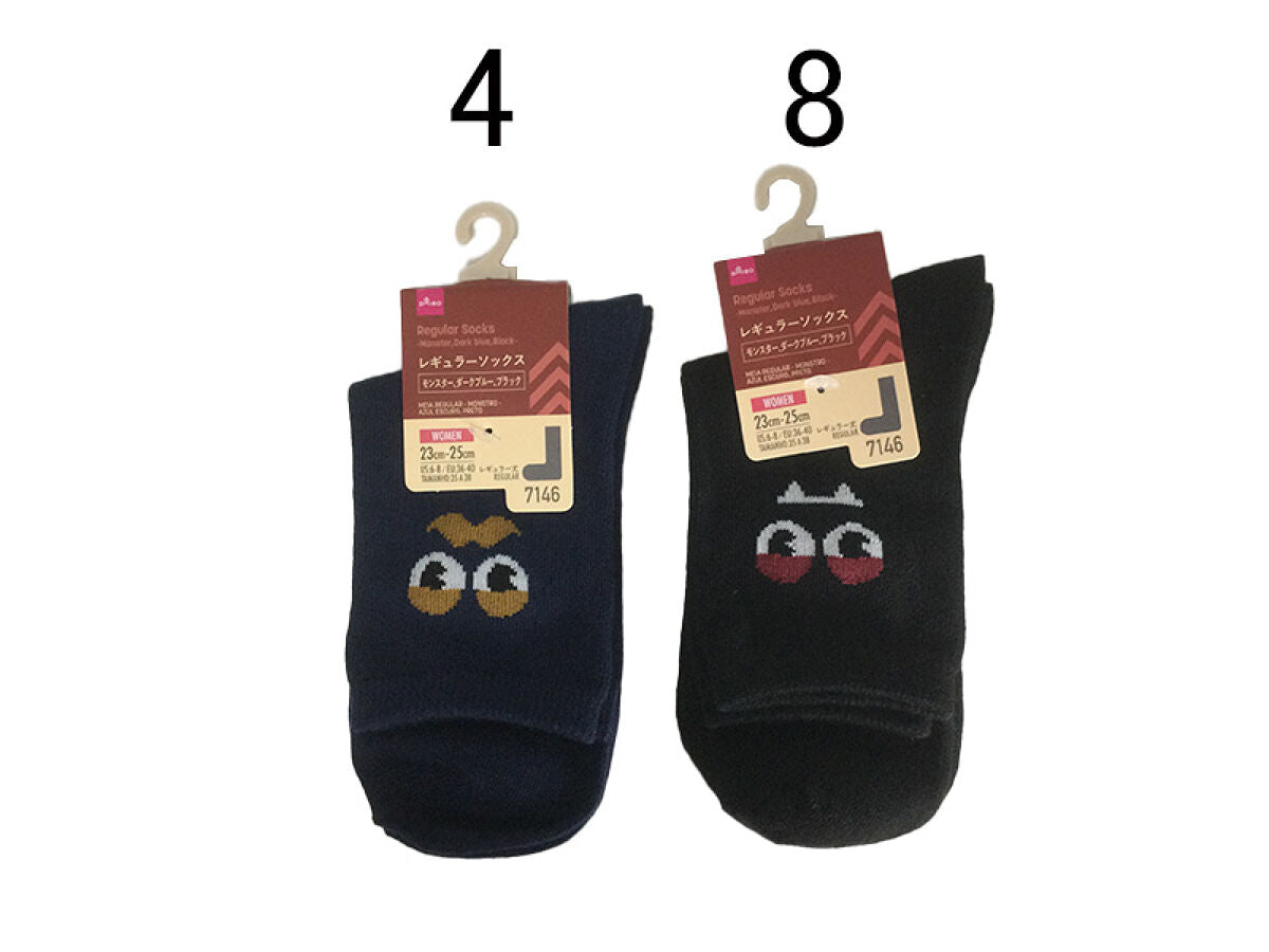 レギュラーソックス（モンスター、ダークブルー、ブラック） -100均