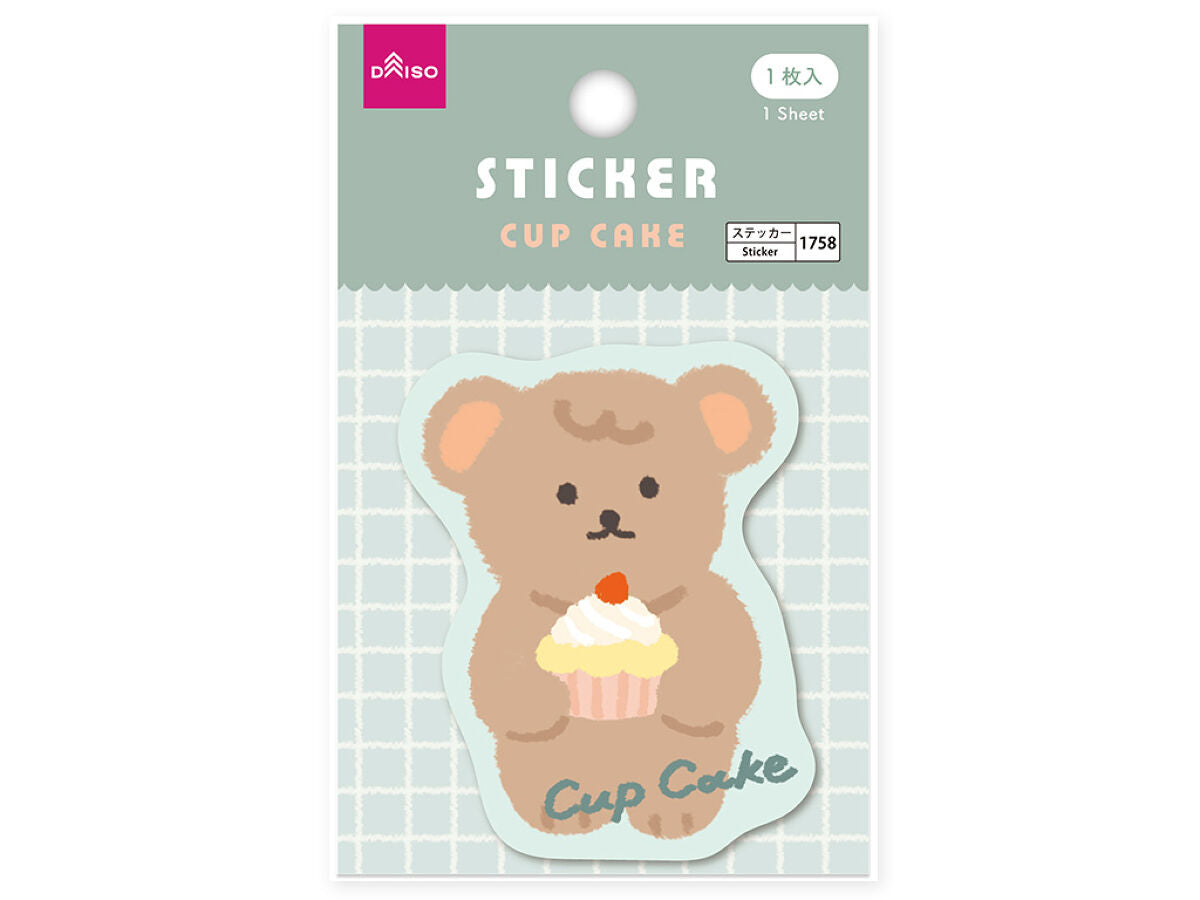 ステッカー（Sweet Animals、クマ） -100均 通販 ダイソー