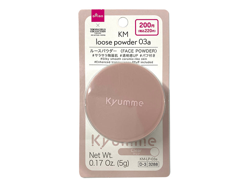 KM ルースパウダー 03aクリア×5g×1個入 -100均 通販 ダイソー