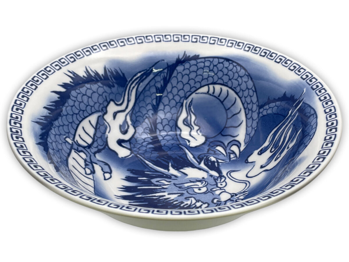 ラーメンどんぶり（龍、青）20cm -100均 通販 ダイソーオンライン