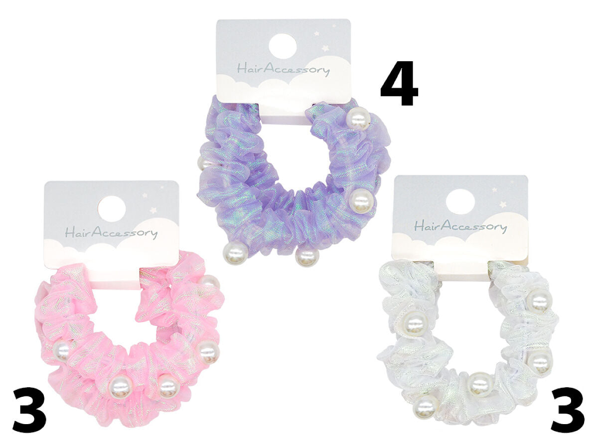 セットシュシュ（オーロラ、フェイクパール） -100均 通販 ダイソー