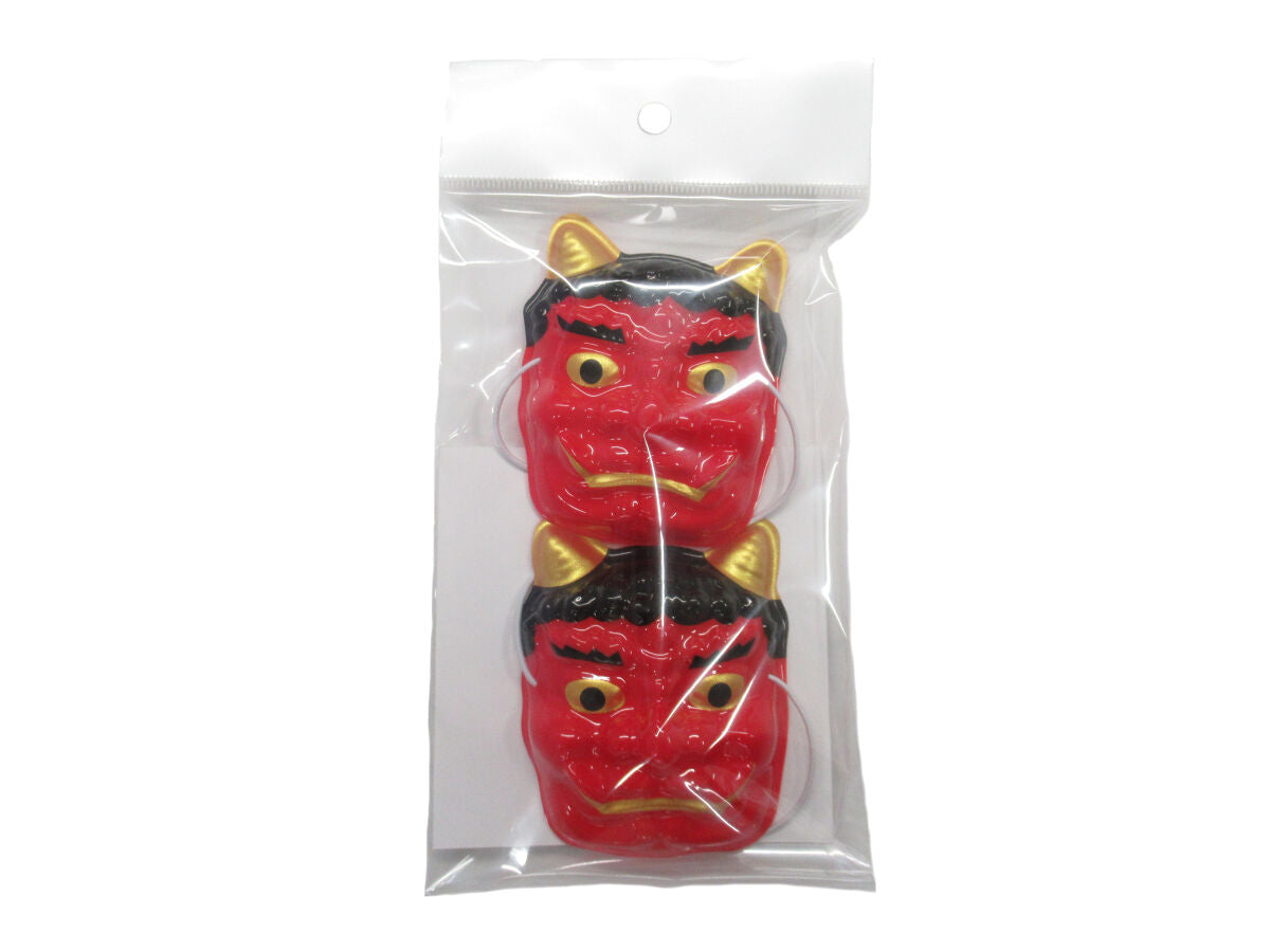 赤鬼　人形　布　ハンドメイド　酒瓶持った鬼　キット 赤鬼人形布ハンドメイド酒瓶持った鬼キット