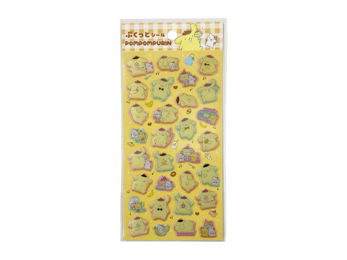 ポムポムプリン　シール Amazon.co.jp: ポムポムプリン[シール]4サイズステッカー/14641