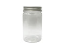 スチール蓋PET容器(エンボス、300mL)