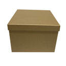 紙BOX(正方形、クラフト、無地)