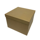 紙BOX(正方形、クラフト、無地)