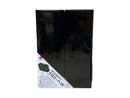 組立収納BOX(SQUーAIR、黒、38cm×26.6cm×13.2cm)