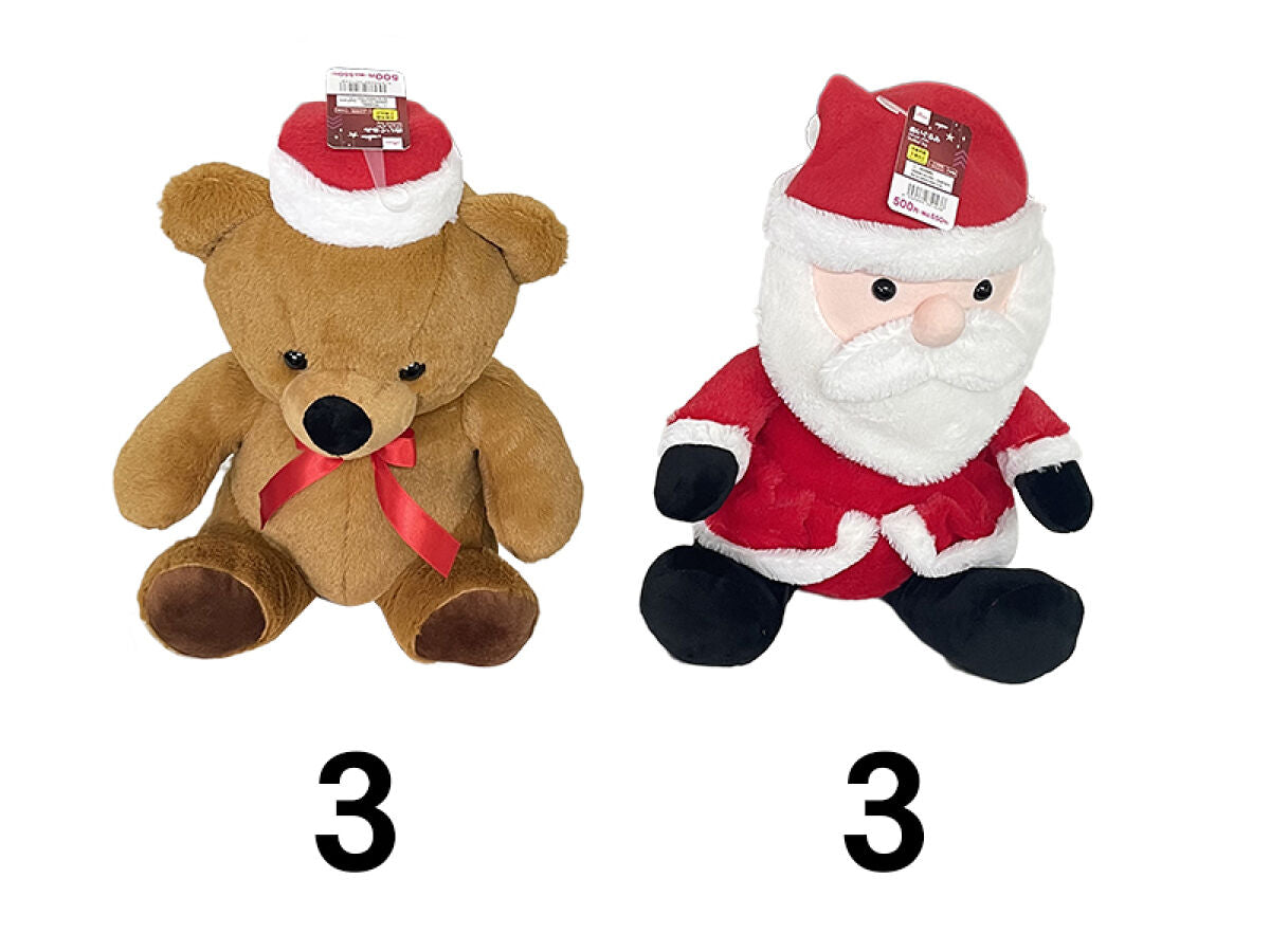 クリスマスぬいぐるみ（サンタ、クマ） -100均 通販 ダイソー