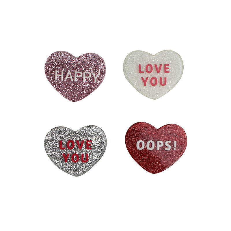 ヘアクリップ（２個、キャンディハート） -100均 通販 ダイソーオンラインショップ【公式】 ヘアピンキャンディーカラーハートヘアクリップチルドボウキュートガールズヘッドウェアガールズヘアピンヘアアクセサリー (Color :