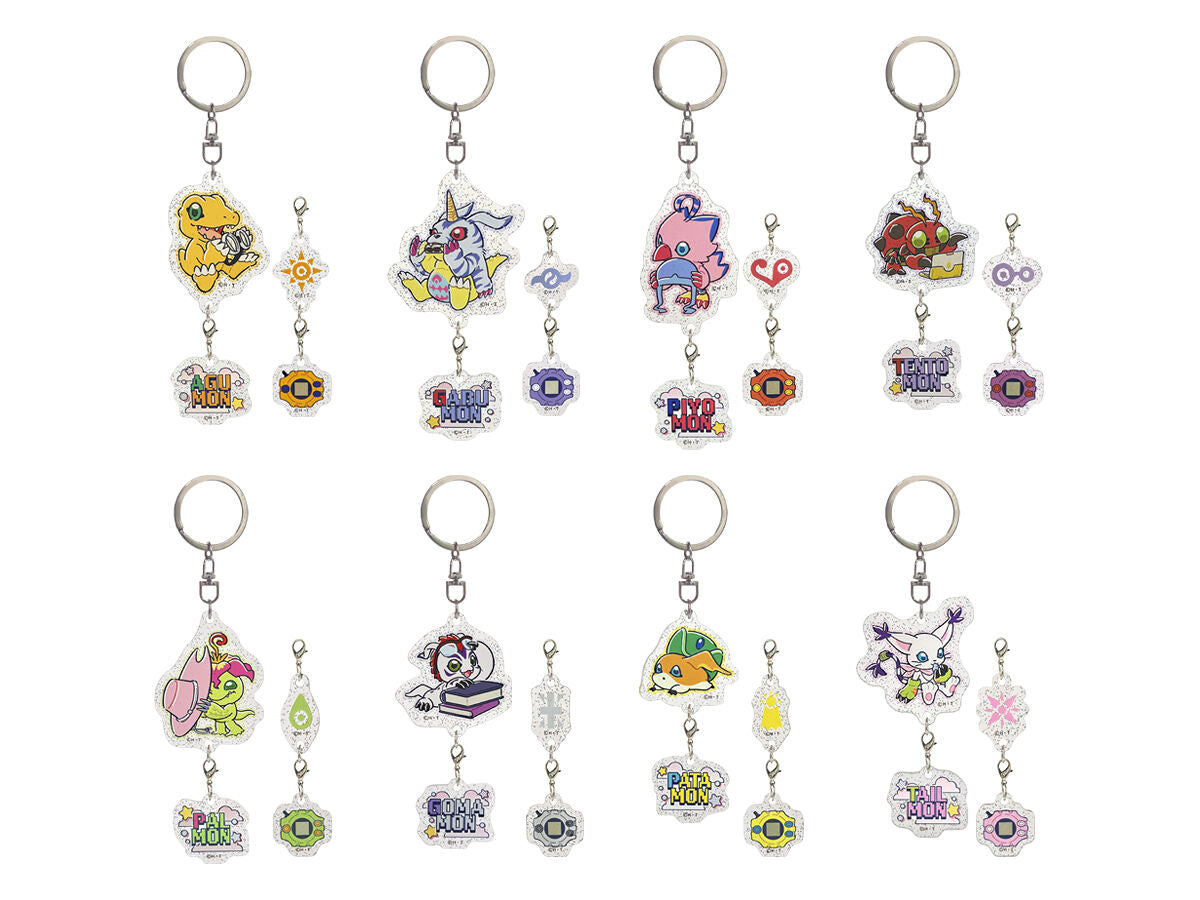 デジモンアドベンチャー 連結アクリルキーホルダー -100均 通販