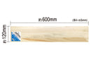 工作材料（板材、Ｂ－９）６００ｍｍ×１２０ｍｍ×６ｍｍ