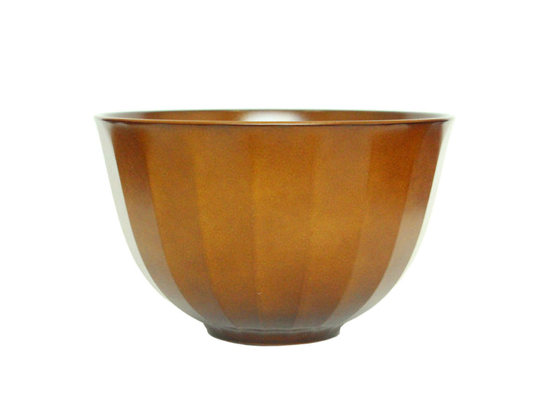 会津塗羽反鎬椀（食洗機対応、ブラウン） -100均 通販 ダイソー