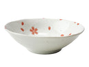 美濃焼　小鉢　桜吹雪　白　約１４．２ｃｍ