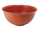 会津塗羽反ロクロ目丼（食器洗い機対応、朱）Φ１４．３×７ｃｍ