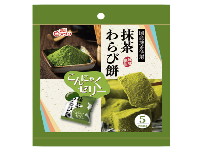 雪国アグリ　抹茶わらび餅こんにゃくゼリー　８０ｇ　８０ｇ×１