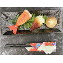 天目サンマ皿_２５×１２ｃｍ