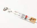 白い伸縮式つっぱり棒３５―５０ｃｍ　φ１０ｍｍ　１３ｍｍ