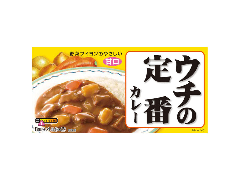 エスビー　ウチの定番カレー　固形ルウ　甘口　１４０ｇ