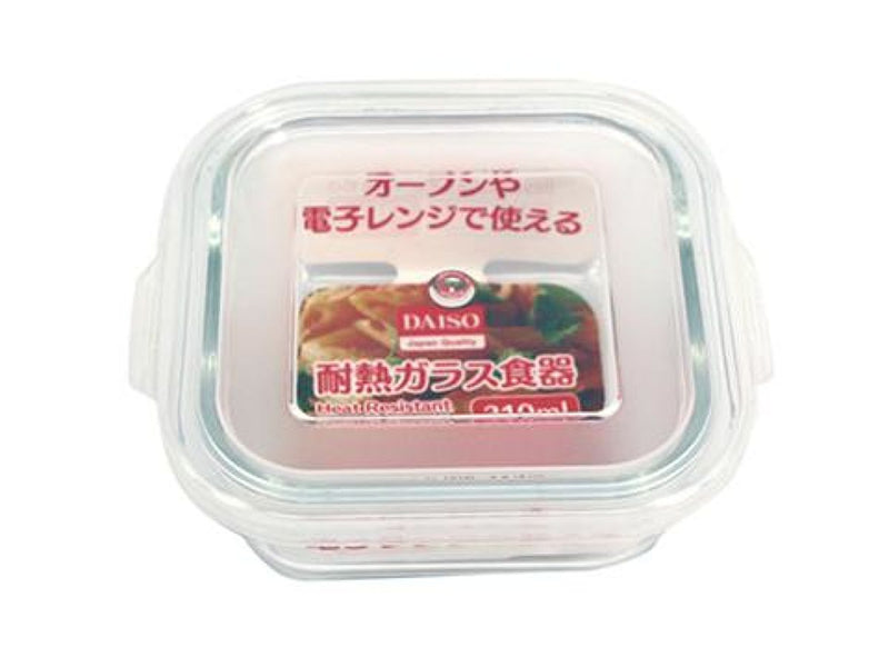 耐熱ガラス食器（正方形310ml）