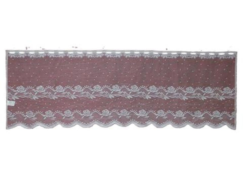 レースカフェカーテン（ばら園）