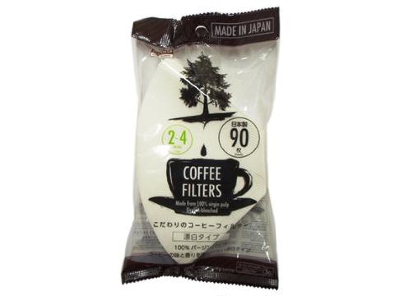 コーヒーフィルター_2-4杯用_漂白タイプ_90枚