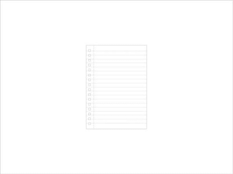 A6WリングPPカバーノート80枚シンプルデザイン