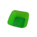 シリコンおかずカップスクエア（4枚）ベジタブルカラー