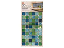 3Dタイルステッカー（ブルー×グリーン）