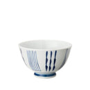 波佐見焼　割十草　軽々反茶碗