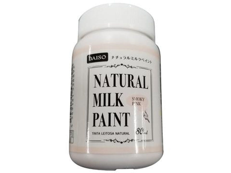 ⑦ナチュラルミルクペイント８０ｍｌ　スモーキーピンク水性