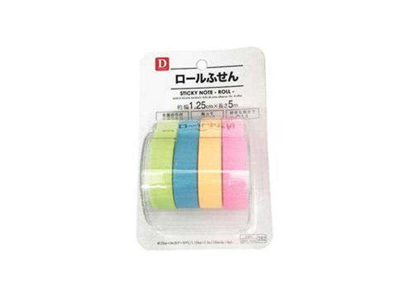 ロールふせん5m×4巻入 -100均 通販 ダイソーオンラインショップ【公式】