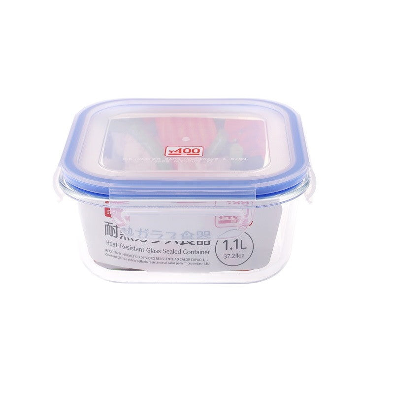 レンジOK！耐熱ガラス密閉容器（1.1L）