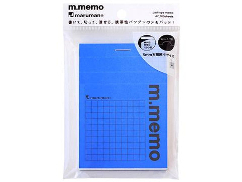 Ａ７サイズノートパッド１００枚ｍ．ｍｅｍｏ（エムメモ）