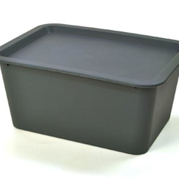 スクエア収納BOX（ダークグレー）26cm×19cm×11．5cm