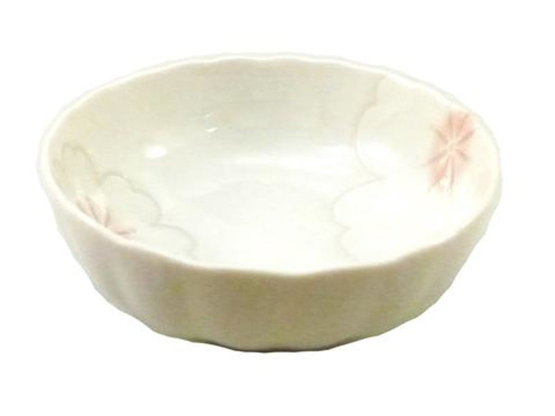 美濃焼　小鉢　粉引桜１０．５ｃｍ