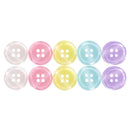 パステルカラーボタン（10個、18mm）