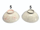 飯碗（撥水フラワー）１２ｃｍ×Ｈ５ｃｍ