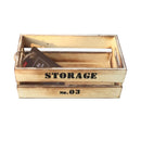 ウッドボックス（焼杉風、デザイン入）