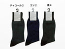 ビジネスレギュラーソックス（薄地ストライプ）２５ｃｍ－２７ｃｍ